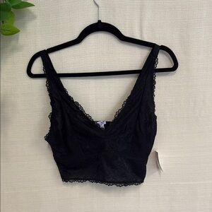 *NWT* Savage X Fenty Black Lace Trim Bra